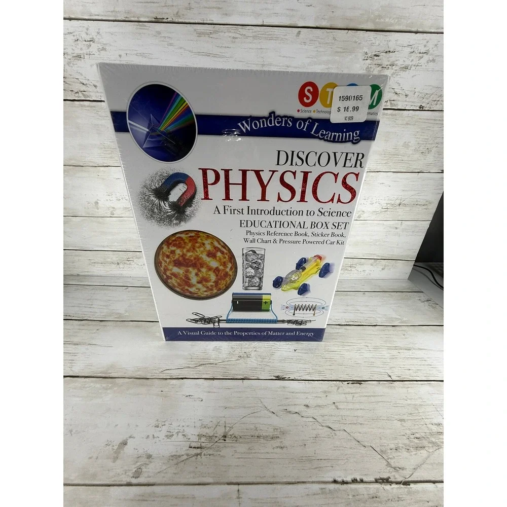 NEW Wonders of Learning Discover Physics Educational Box Set STEM Kit New Sealed